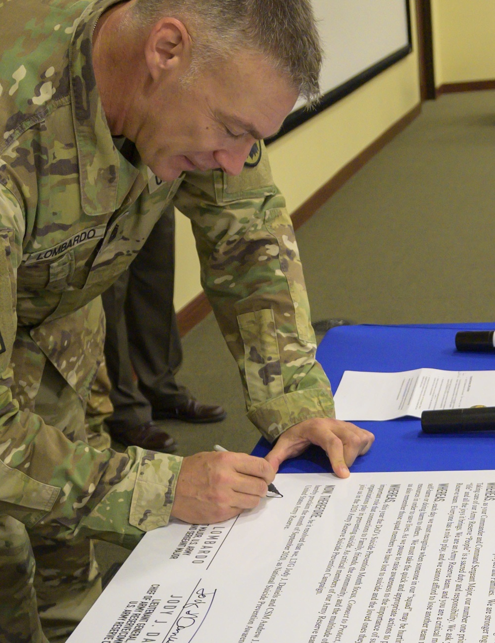 Army Reserve Suicide Prevention Campaign 2020 Proclamation