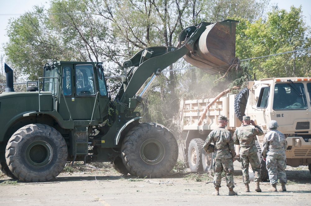 Utah National Guard helps local communities clean-up after hurricane-force windstorm