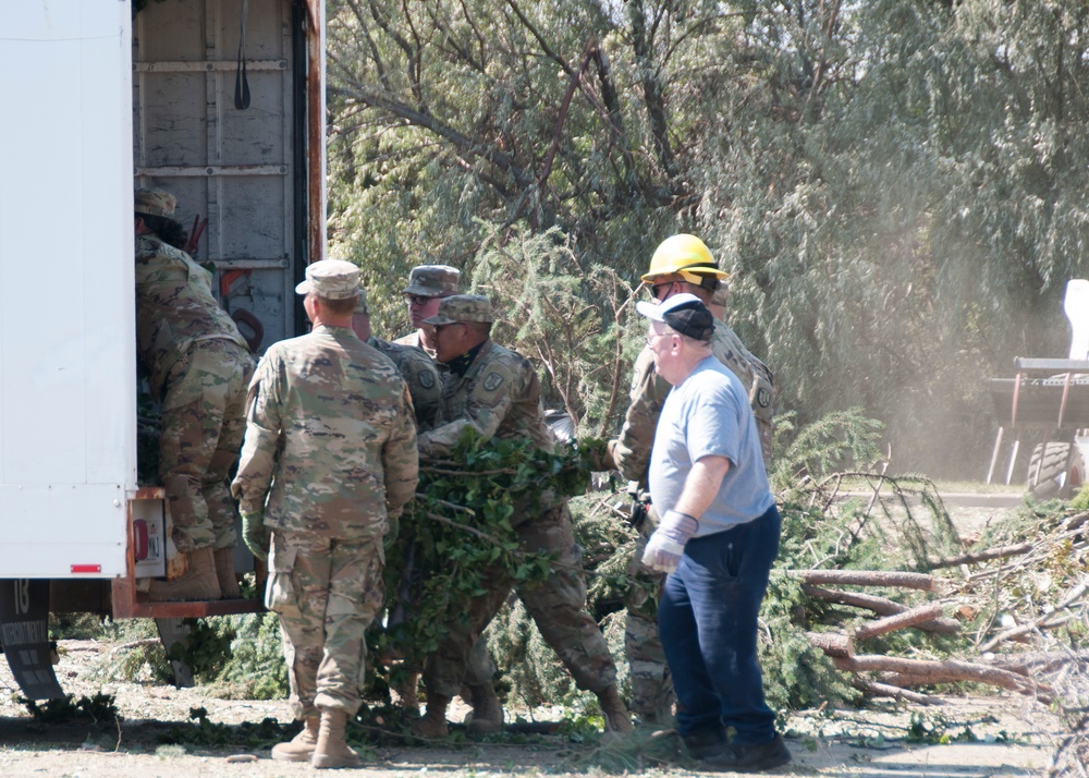 Utah National Guard helps local communities clean-up after hurricane-force windstorm