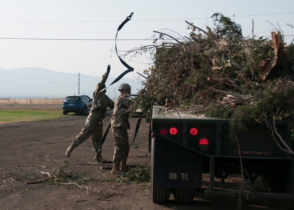 Utah National Guard helps local communities clean-up after hurricane-force windstorm