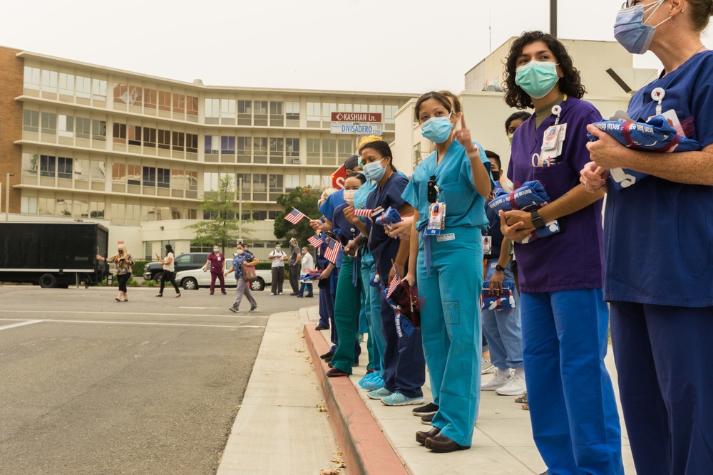 Fresno hospital bids farewell to Air Force medical team