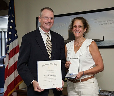 NUWC Division Newport technical project manager receives Superior Civilian Service Award