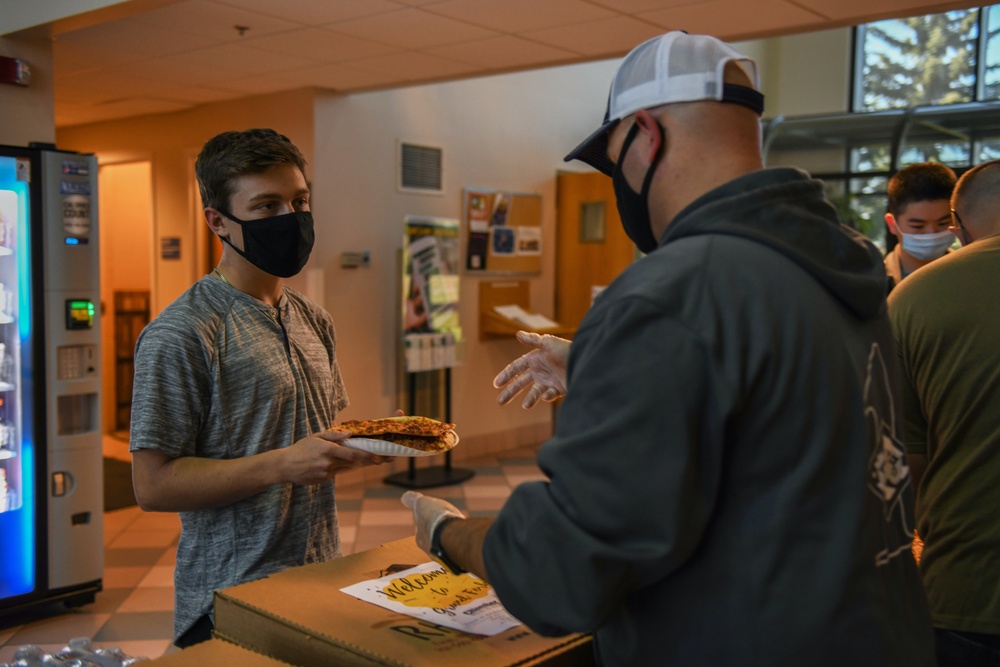 Free pizza for airmen at Grand Forks Air Force Base