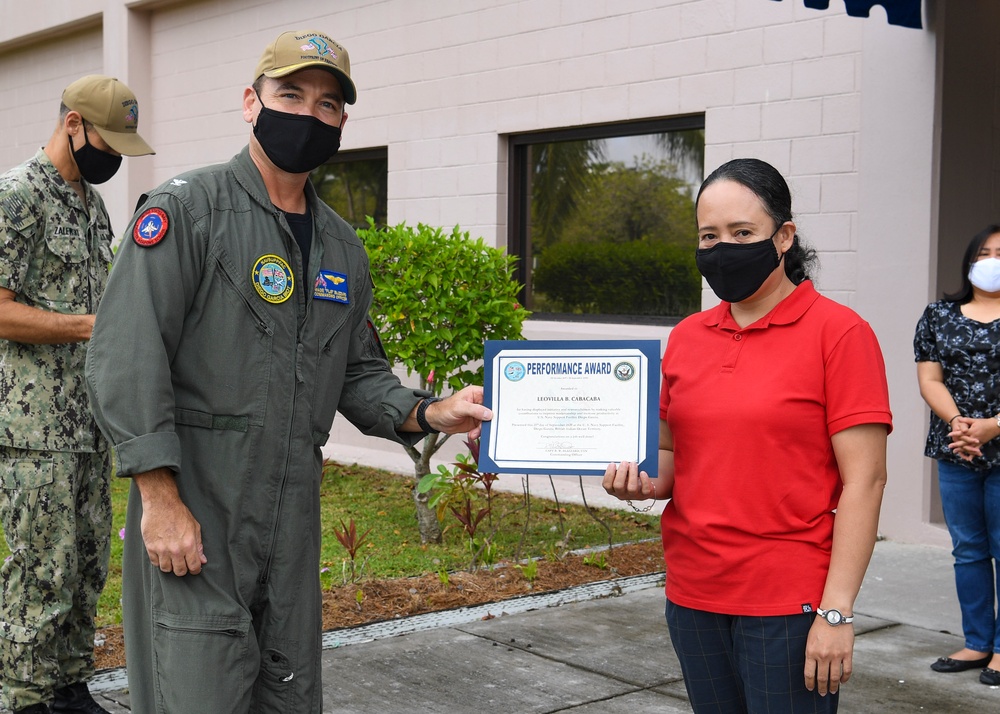 Awards Quarters on Diego Garcia