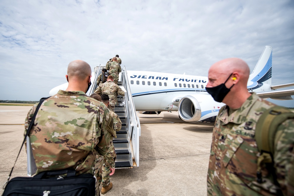 502LRS help UAMTF Soldiers return home