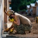 NMCB 3 Pours Concrete in Southwest Asia Huts on Camp Tinian