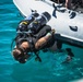 Underwater Construction Team 2 Inspects Pier in Tinian