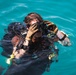 Underwater Construction Team 2 Inspects Pier in Tinian