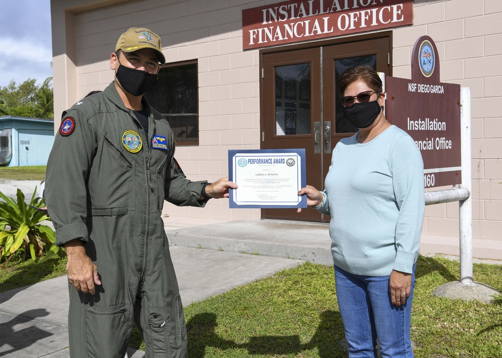 Awards Quarters on Diego Garcia