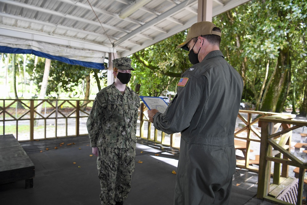 Awards Quarters on Diego Garcia