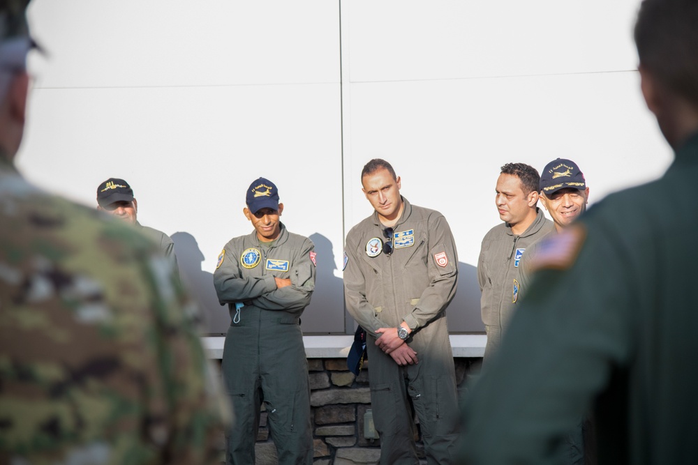 The Wyoming National Guard welcomes members from the Tunisian Air Force