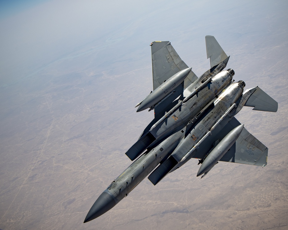 50th EARS refuels F-15s over Iraq