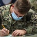 Sailor take the Navy wide advancement exam