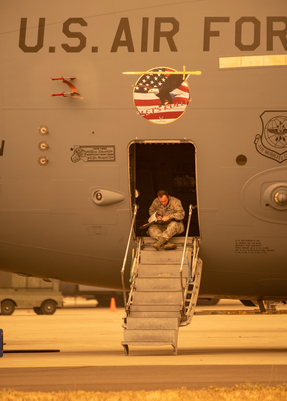 Wildfires across California propelled ash and smoke above Travis AFB