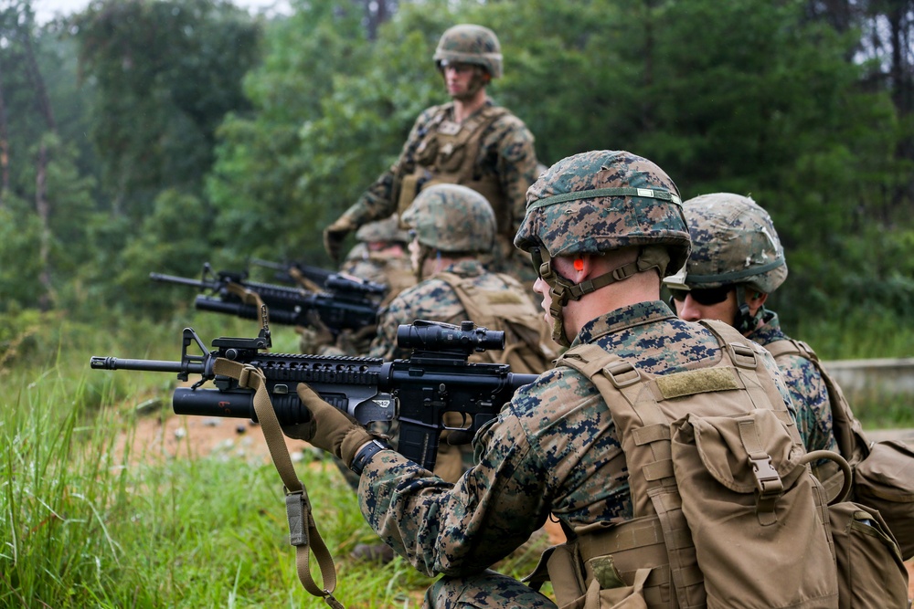 Bravo Company Marines Execute a High-Explosive Range