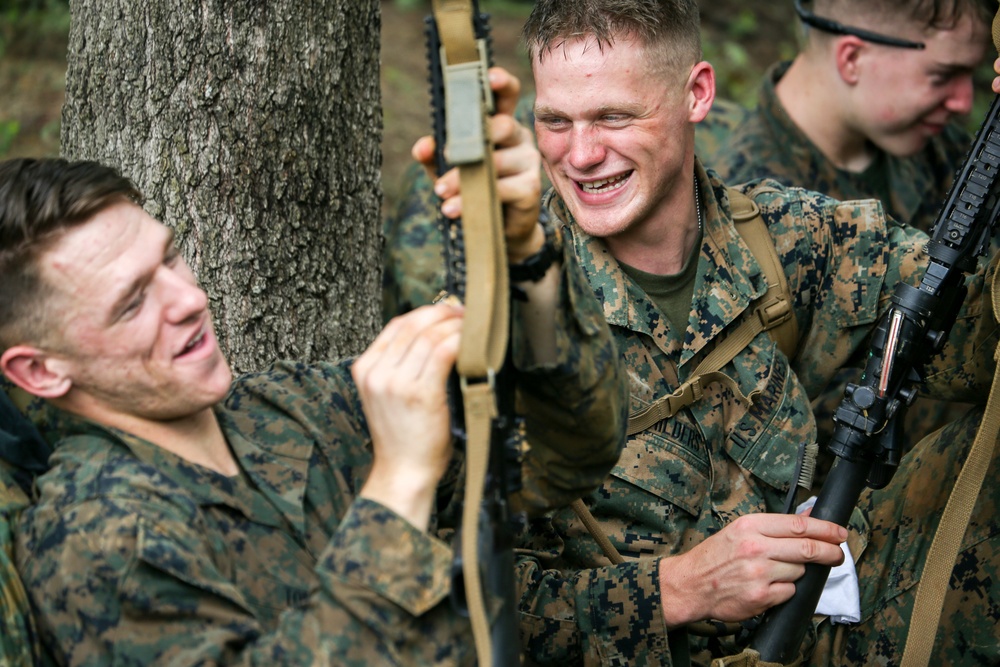 Bravo Company Marines Execute a High-Explosive Range