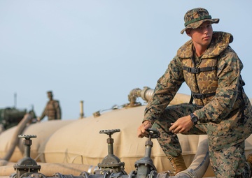 8th Engineer Support Battalion Bulk Fuel uses IRB to Move Fuel