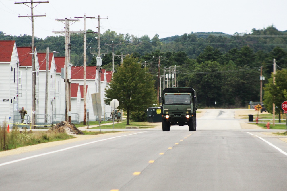 September 2020 training operations at Fort McCoy