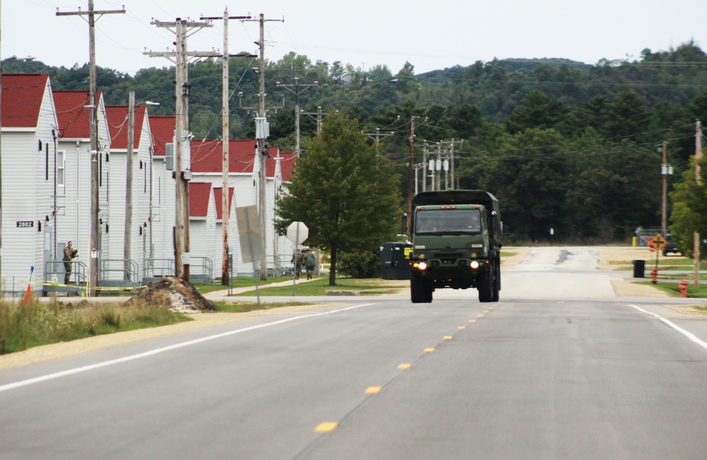 September 2020 training operations at Fort McCoy