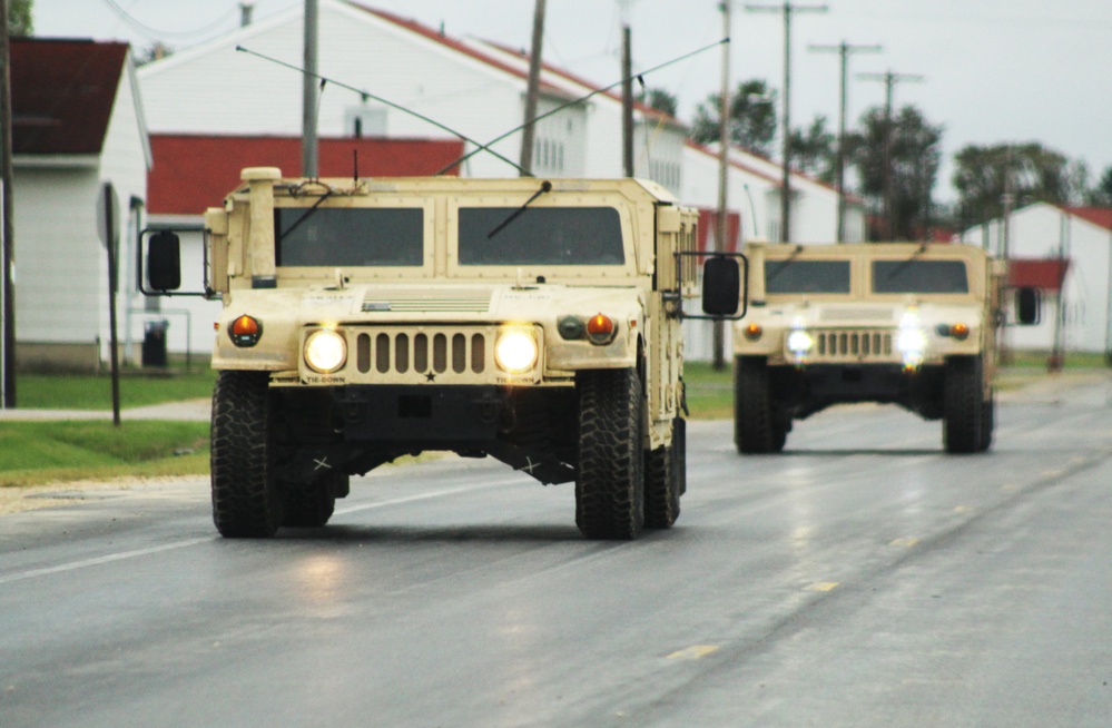 September 2020 training operations at Fort McCoy