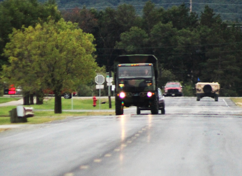 September 2020 training operations at Fort McCoy