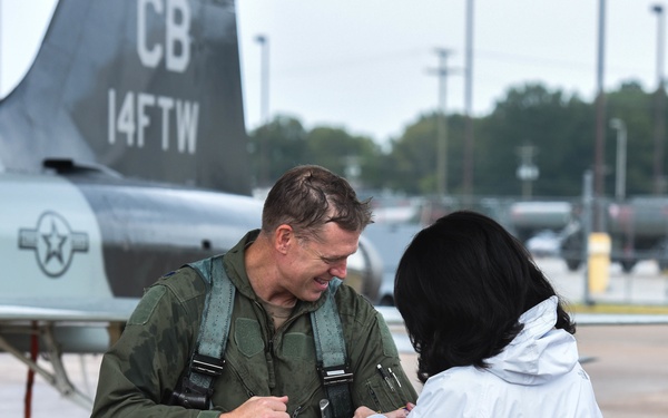 IP completes 4,000th flying hour in T-38 Talon