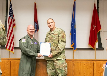 Missouri Airman is recognised upon returning from deployment