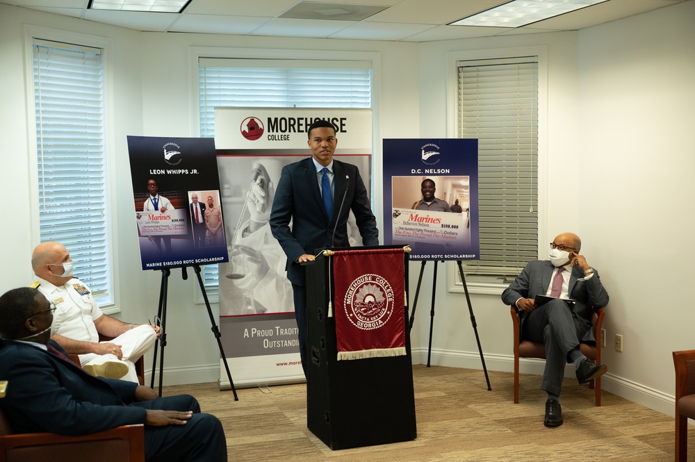 Morehouse College NROTC Scholarship Presentation