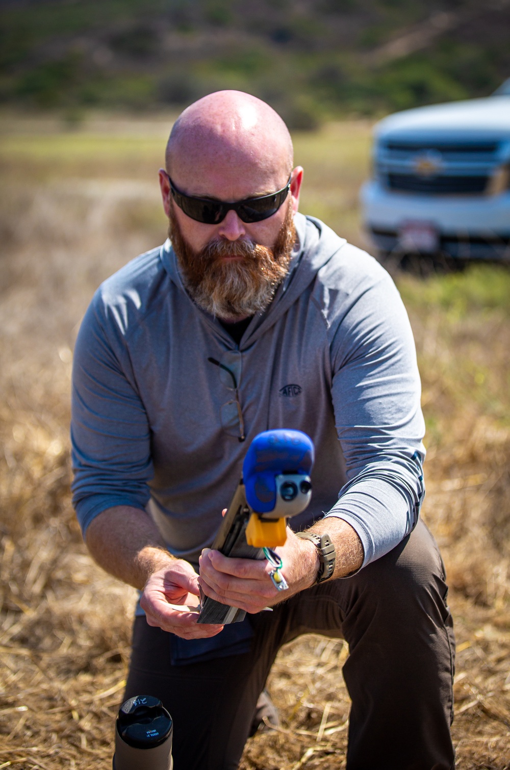 1st ANGLICO trains with UAS