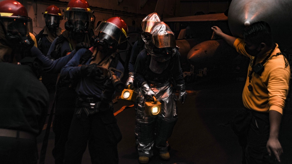 USS Ronald Reagan (CVN 76) General Quarters Drill