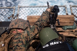 Crew Served Weapons Shoot from Germantown Flight Deck