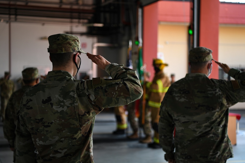 Aviano Fire Department Holds 9/11 Memorial Service