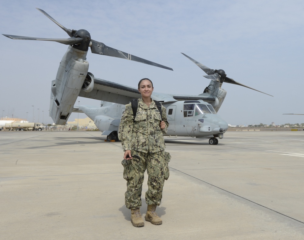 Mass Communication Specialist on the Flight Line at Camp Lemonnier