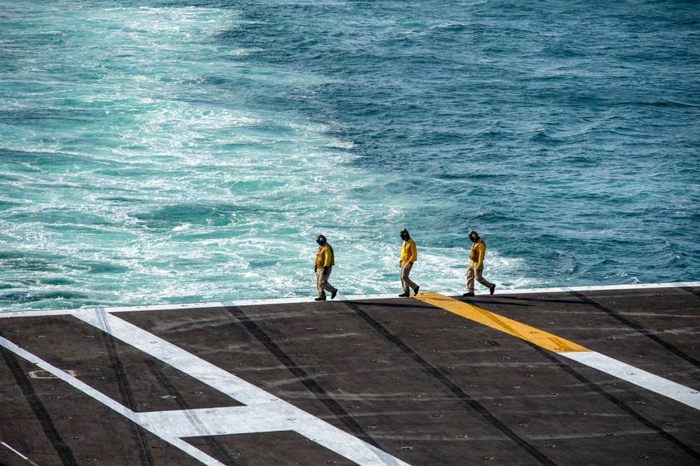 Ike Supports Naval Operations in the Atlantic Ocean