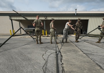 Prep work: 181st Services Flight hones readiness for future missions