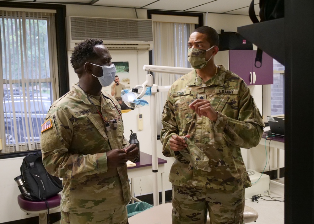 Maryland Guard Helps Neighboring Guard Unit with Dental Exams to Ensure Medical Readiness Maryland Guard Helps Neighboring Guard Unit with Dental Exams to Ensure Medical Readiness
