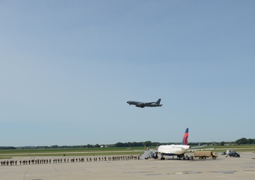 Iowa Soldiers departing for Kosovo