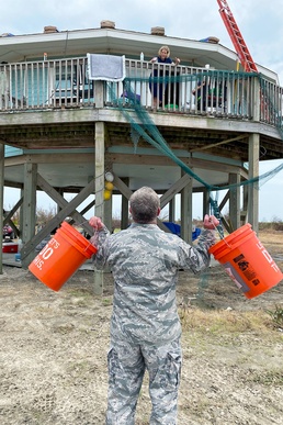 La. Air National Guard Assists Government Support Teams to Cameron Parish