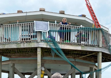 La Air National Guard Assists Government Support Teams to Cameron Parish