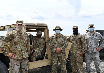 La Air National Guard Assists Government Support Teams to Cameron Parish
