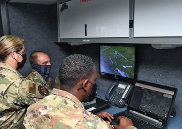 La Air National Guard Assists Government Support Teams to Cameron Parish