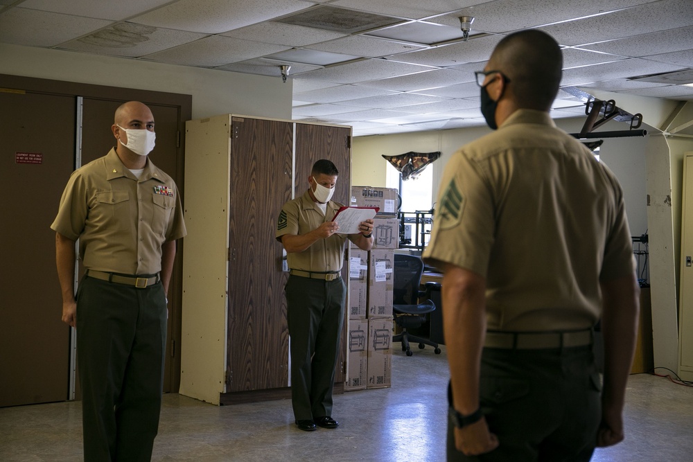 CLB-3 Marines is recognized in support of Tripler Army Medical Center