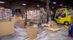 NAVSUP WSS, 393rd Medical Logistics Company Prepare Medical Supplies for International Partners