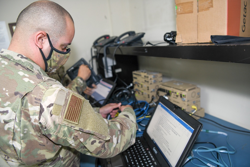 156th Combat Communications training