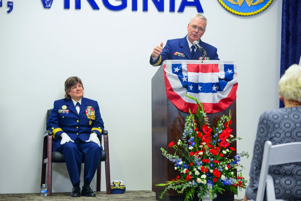 Coast Guard Fifth District holds change-of-command ceremony