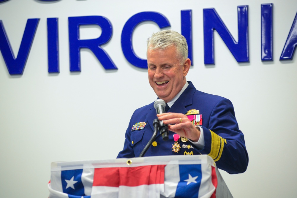 Coast Guard Fifth District holds change-of-command ceremony