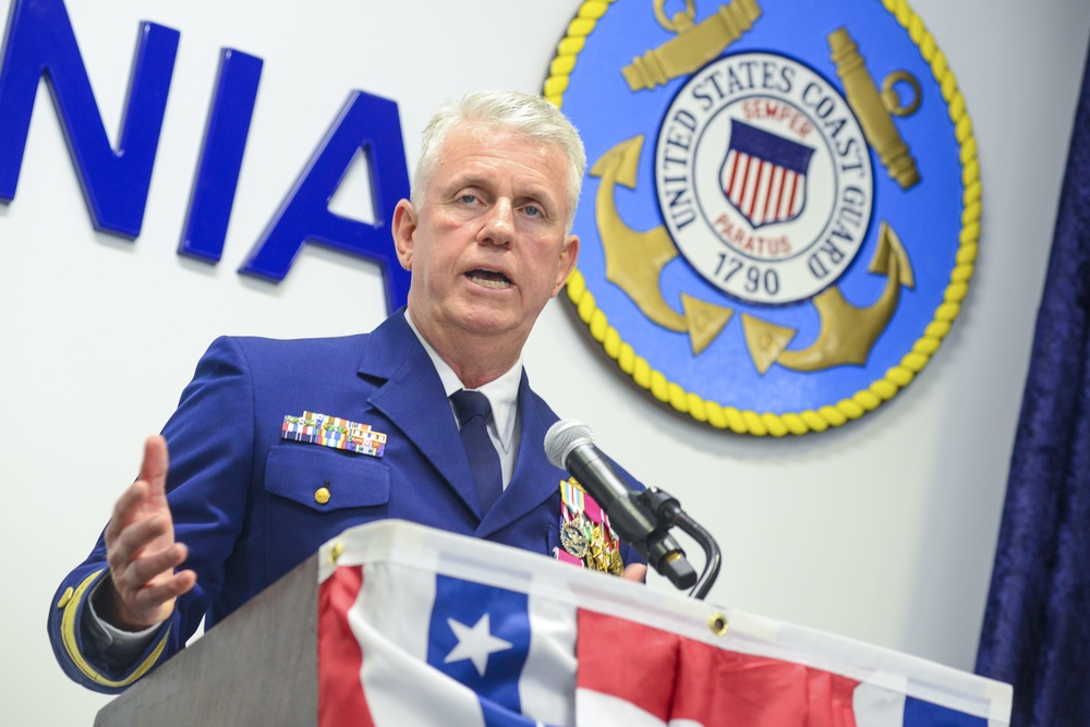 Coast Guard Fifth District holds change-of-command ceremony