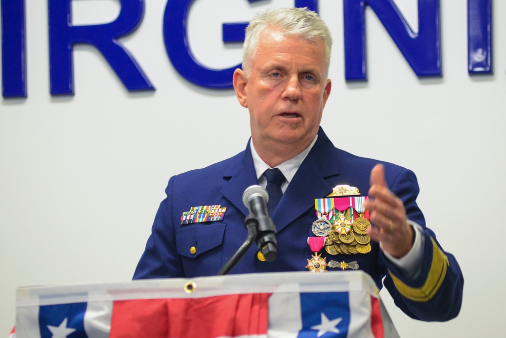 Coast Guard Fifth District holds change-of-command ceremony