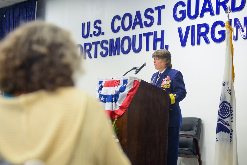 Coast Guard Fifth District holds change-of-command ceremony