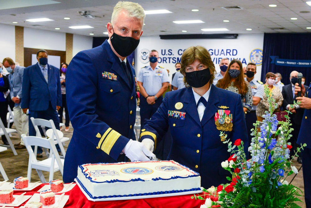 Coast Guard Fifth District holds change-of-command ceremony